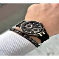FERRUCCİ SİYAH ROSE KADRANLI FUNCTION SİYAH SİLİKON ERKEK KOL SAATİ