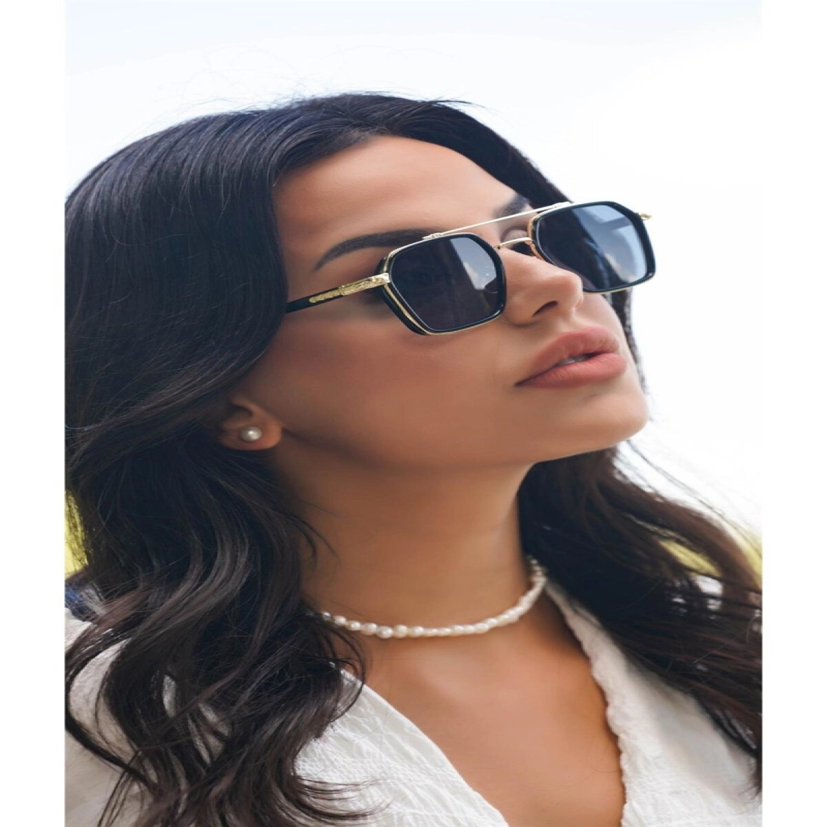 Çerçeceli Premium Tasarım Lüks  Kadın Güneş Gözlüğü