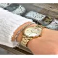 FERRUCCİ TAŞLI GOLD METAL KADIN KOL SAATİ