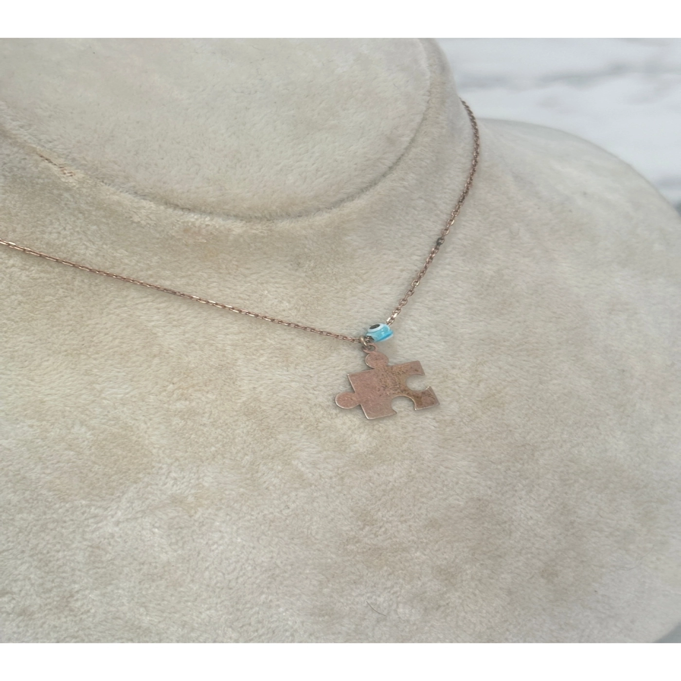 925 Ayar Gümüş Rose Gold  Modeli Gümüş Kolye