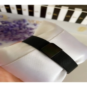 Unisex Siyah Çelik Dokunmatik Ekran Dijital Kol Saati