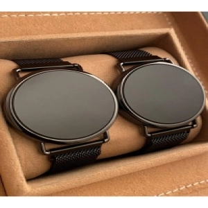 Dokunmatik Unisex Sevgili Saatleri Çift Kombini