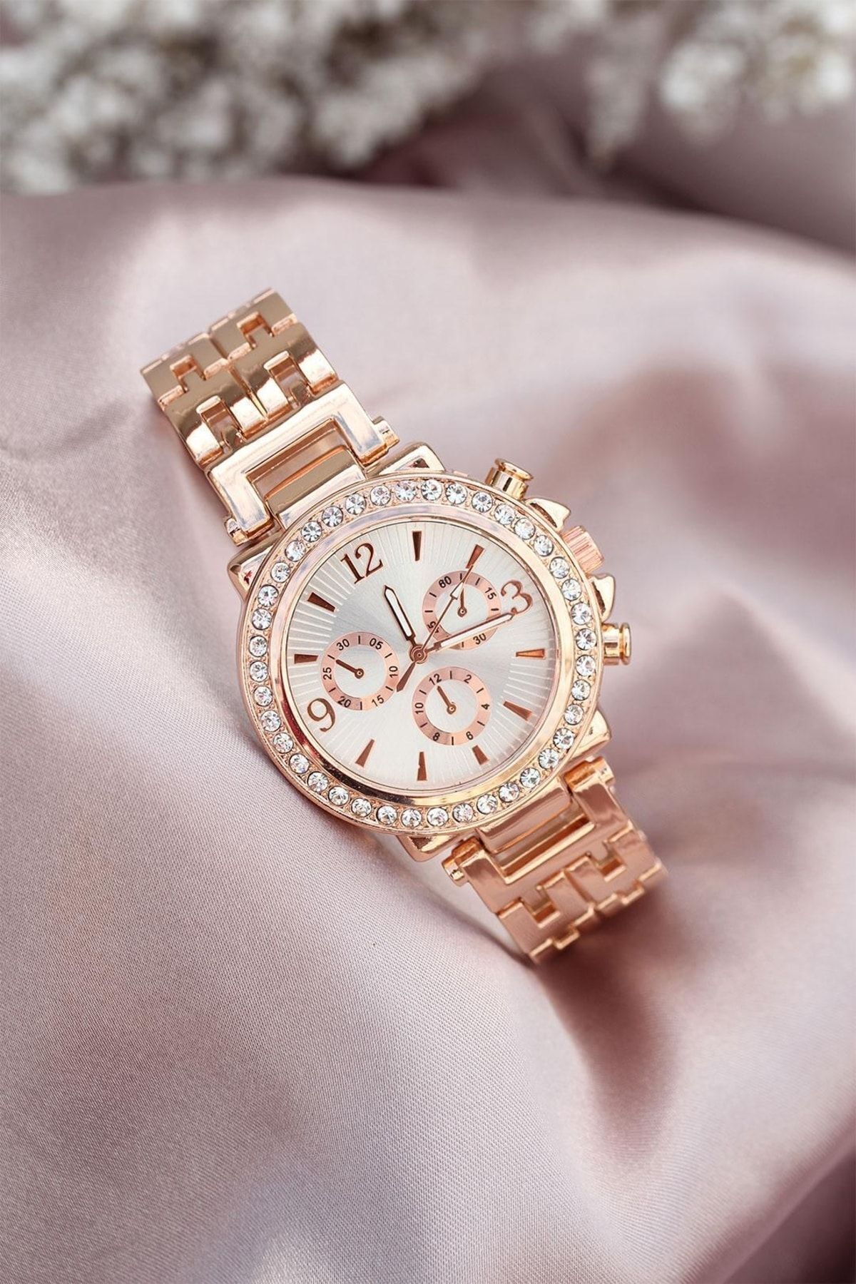 Sonsuzluk Bşleklik Tasarımlı Metal Kordonlu Clariss Bayan Kombin Saat