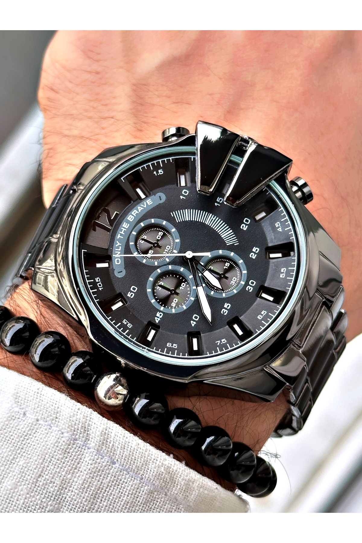 Exclusive Premium Series Metal Kordon Erkek Kol Saati-Bileklik Hediyeli