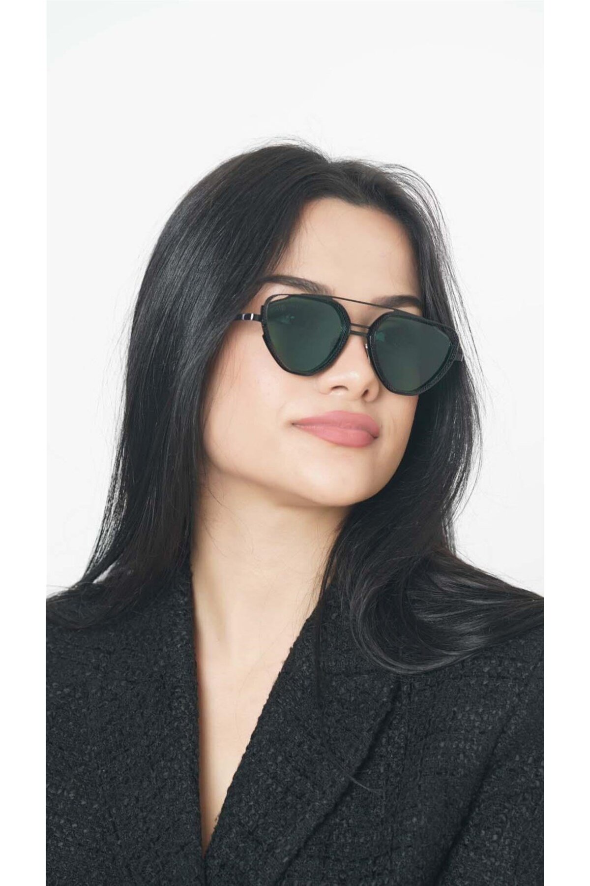 Geometrik Çerçeveli Kadın Güneş Gözlüğü