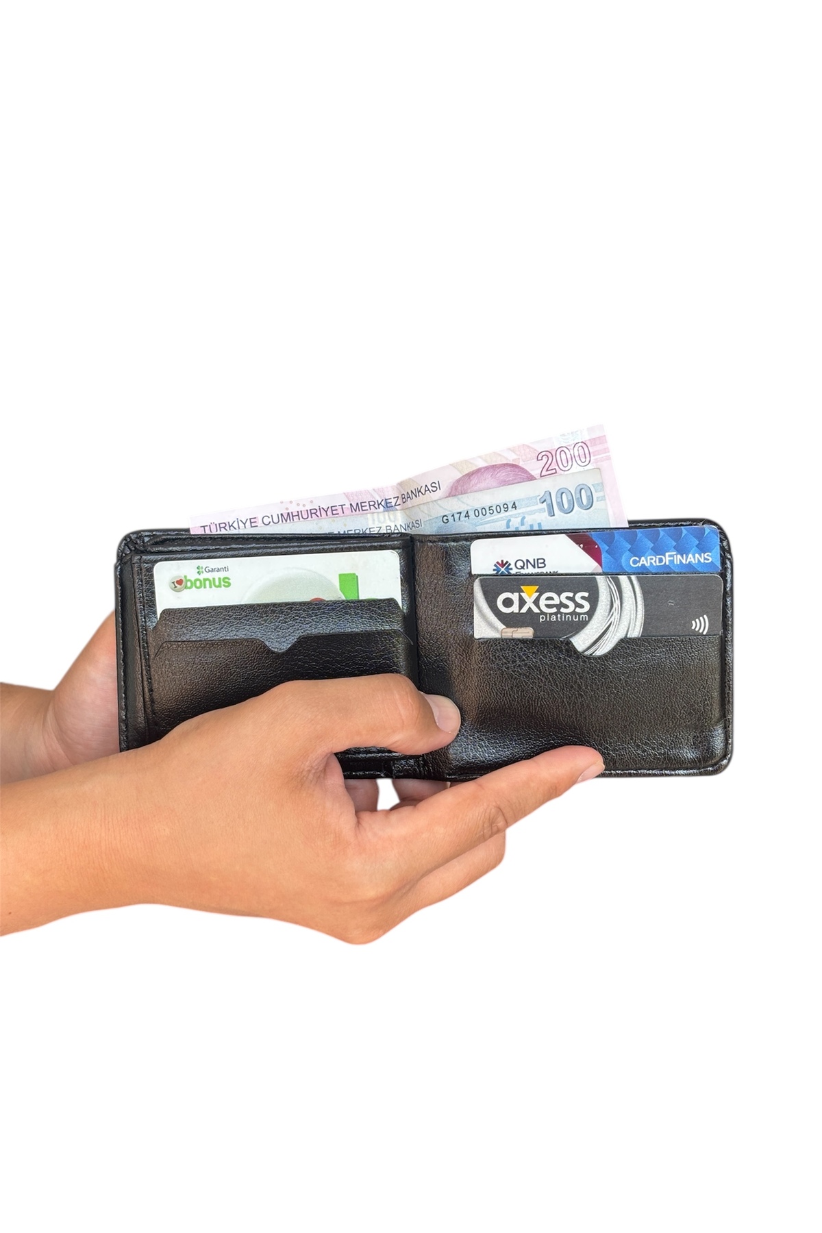 Premium Serisi Lüks Deri Özel Tasarım Yatay Klasik Erkek Cüzdanı