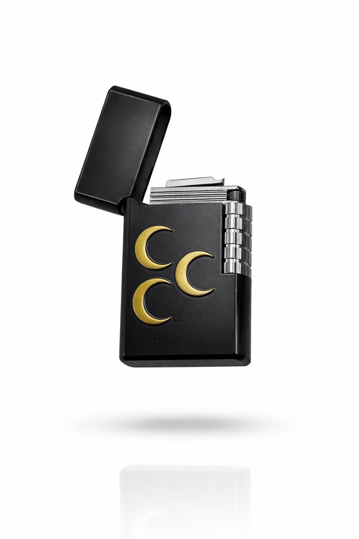 Lüks Premium Serisi Özel Tasarım Türkiye Ay Yıldız Temalı Desenli Çakmak-Özel Çakmak Kutusu