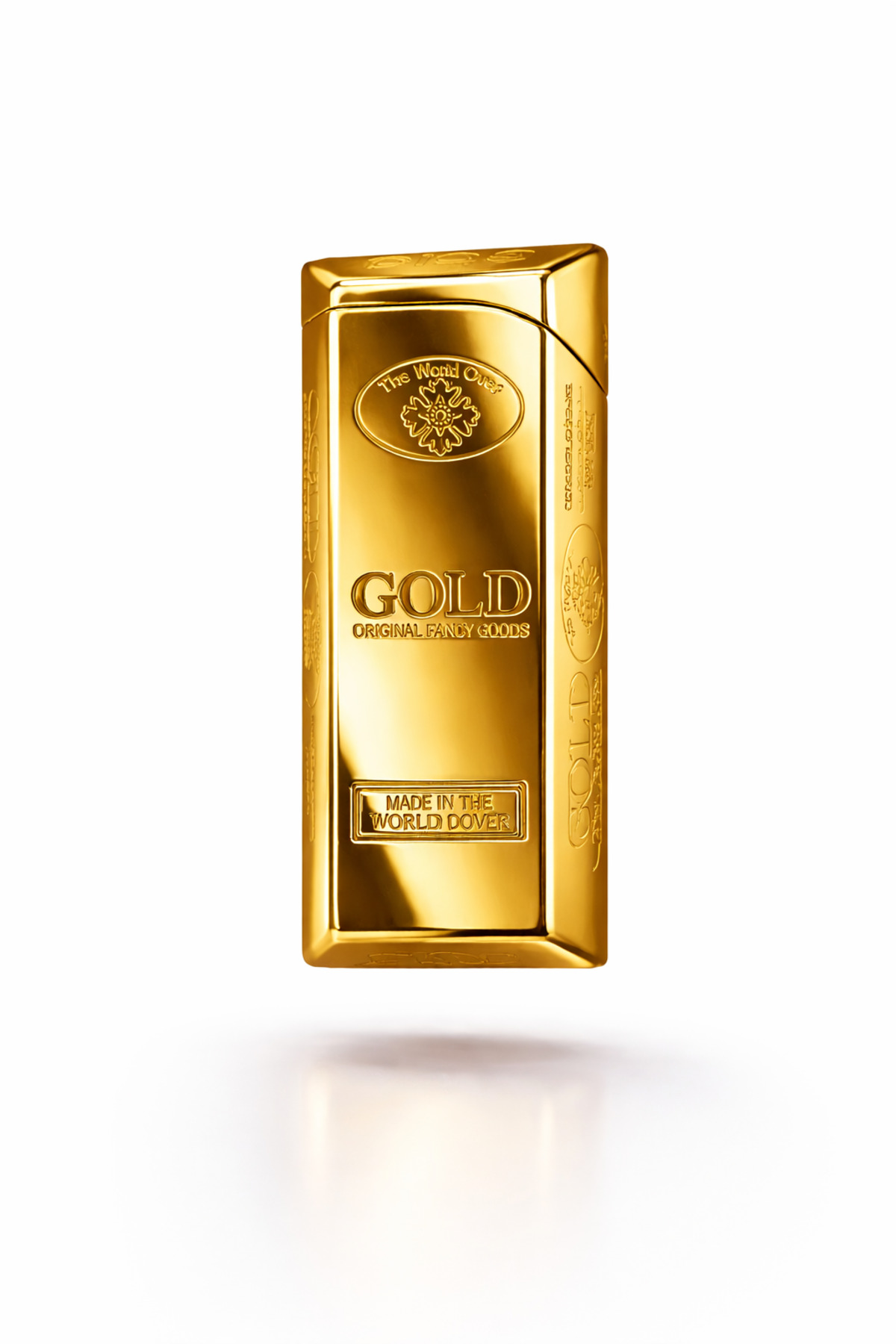 Limited Edition Serisi Özel Premium Gold Külçe Altın Tasarım Çakmak-Özel Çakmak Kutusu