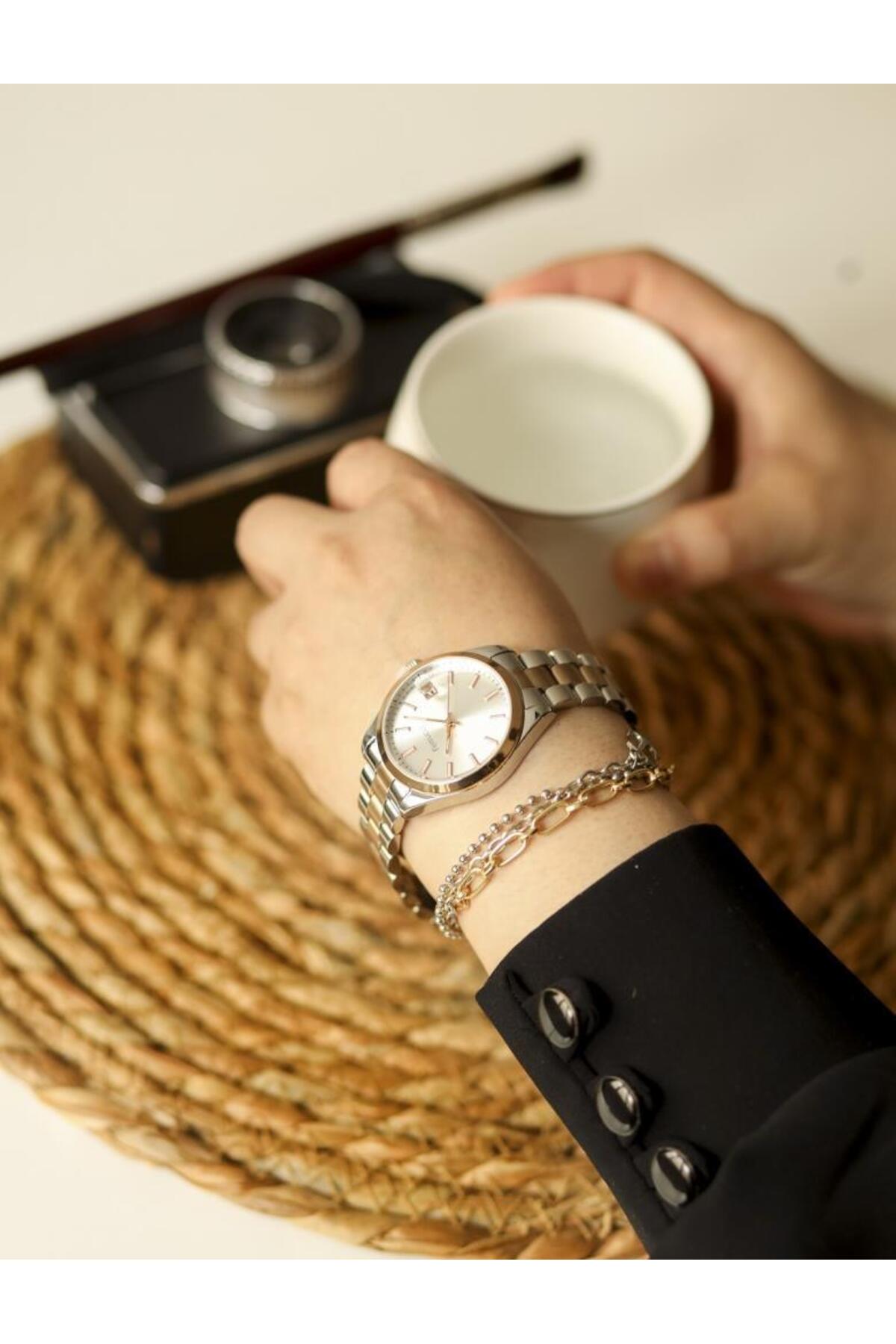 FC.0223 13276M.04 Metalik-Rose Kadın Kol Saati