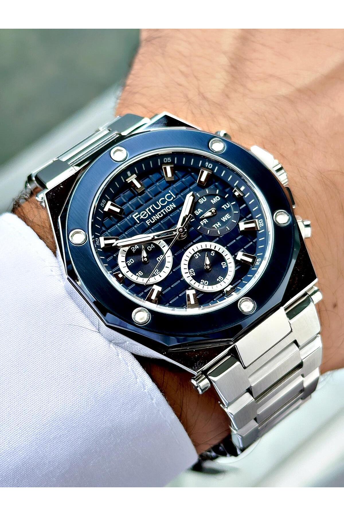 Gümüş Renk Çelik Kordon Erkek Kol Saati 03366.02