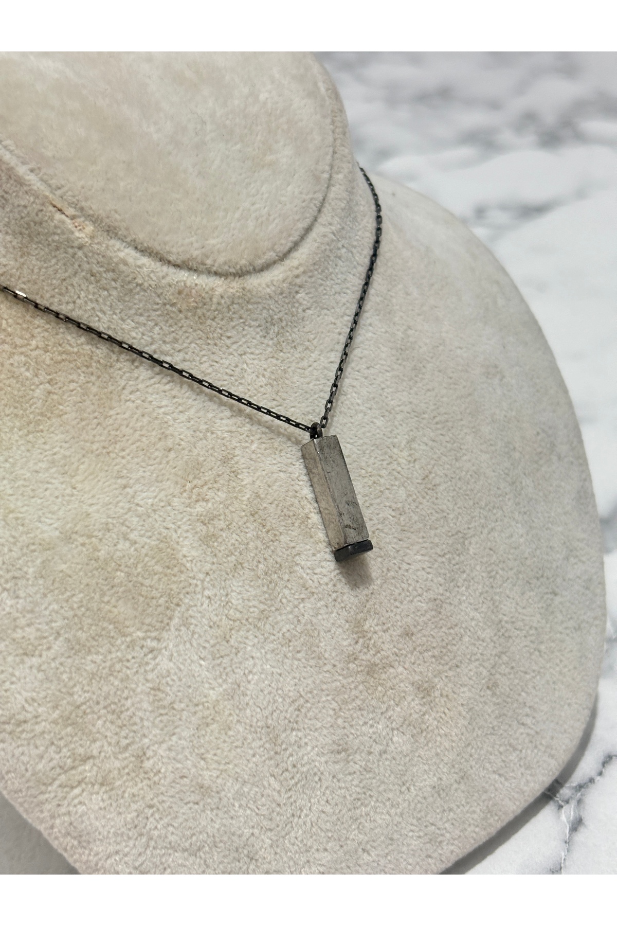 925 Ayar Gümüş Uzun Modeli Gümüş Kolye