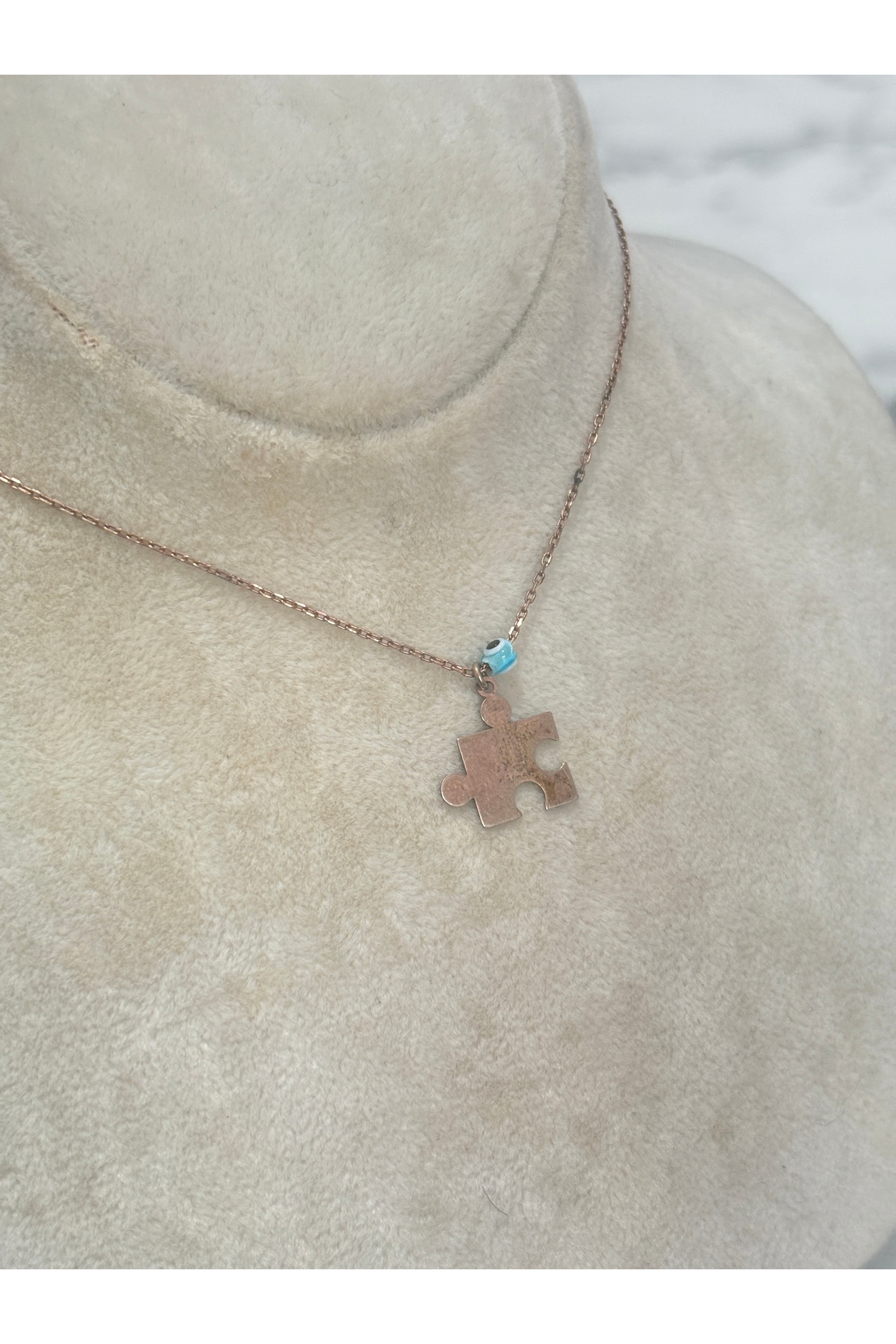 925 Ayar Gümüş Rose Gold  Modeli Gümüş Kolye