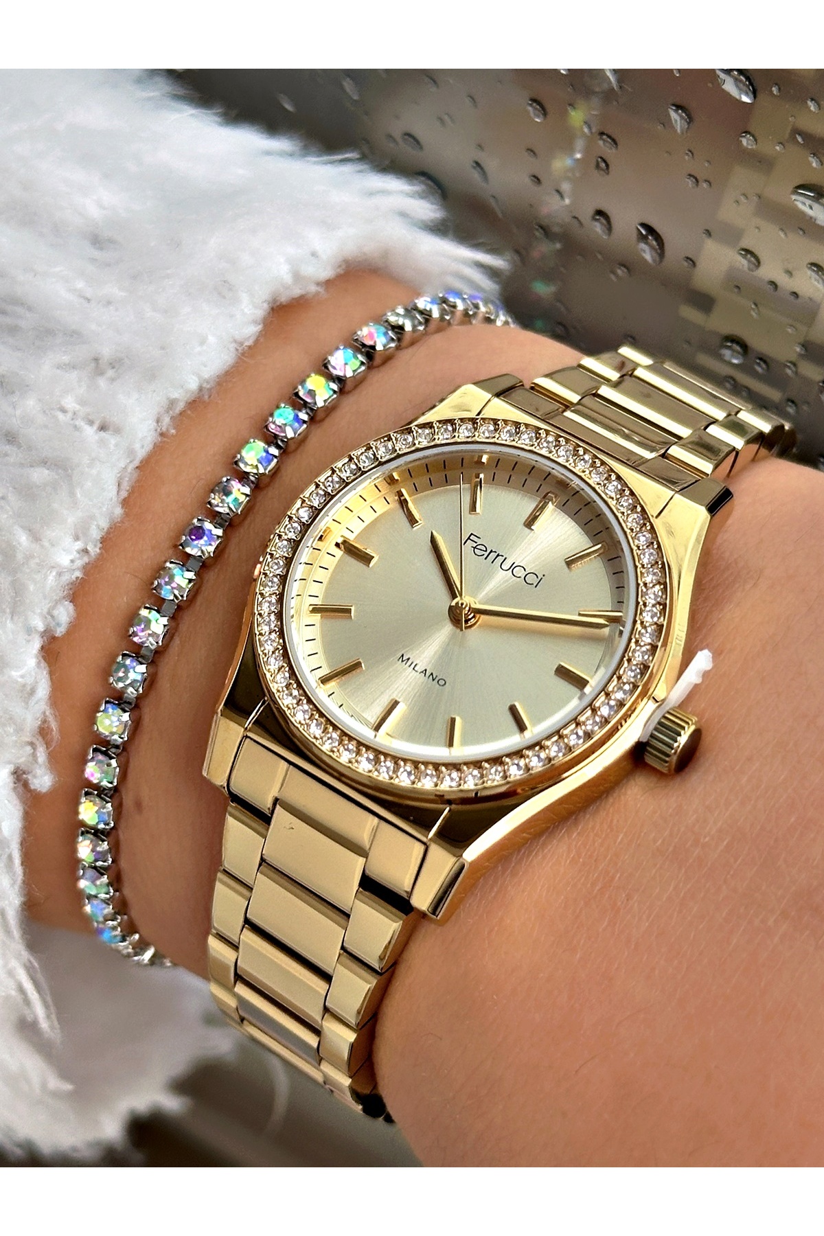 Kadın Kol Saati Su Geçirmez , bileklik hediyeli